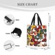 thumbnail image 3 of Fotbe Retro Floral Butterfly Bolsa Tote con Estampado para Mujer, Bolsos con Cremallera, Bolsa de Hombro Casual de Gran Capacidad con Bolsillos Internos, 3 of 7