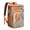 Orange-13, variant on Bohemian Cooler Backpack – Leakproof Insulated Double Compartment Bag, Tribal Patterned, Earthy Artistic Style Lunch Backpack for Outdoor Trips, Office