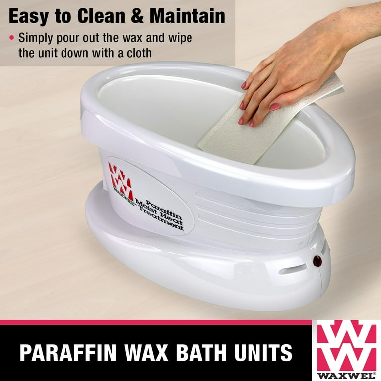 WaxWel Paraffin Bath - Standard Unit Includes: 65 Liners, 1 Mitt, 1 Bootie WaxWel Paraffin Bath - Standard Unit Includes: 65 Liners, 1 Mitt, 1 Bootie