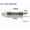 4-NO hole-L, variant on Stainless steel Spring Loaded Metal Security Barrel Bolt Latch Silver Tone Spring Latches Door Cabinet Hinges Home Hardware