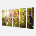 thumbnail image 2 of Beautiful Purple Wild Flowers - Large Floral Canvas Art Print, 2 of 3