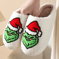 thumbnail image 5 of BERANMEY Christmas Slippers for Womens Plush Warm Cute Slippers Womens Mens Fuzzy House Slippers Christmas Gifts For Girls Women Girlfriend, 5 of 11