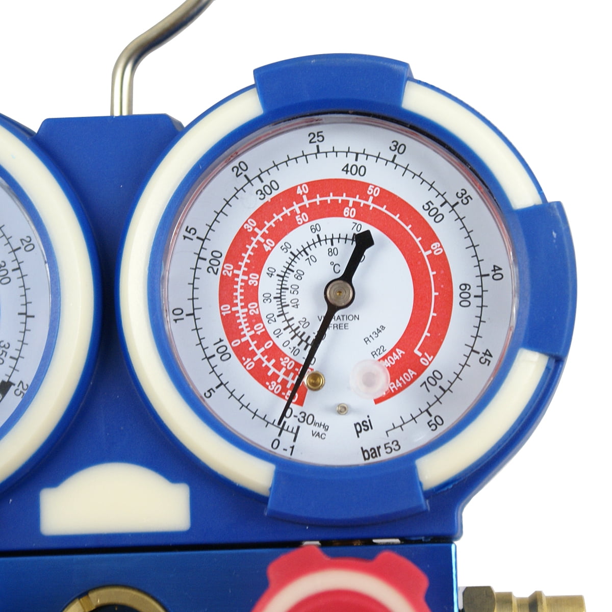 ZENY HVAC Manifold Gauge Set – Professional AC Refrigeration Kit for R134A, R410A, R22