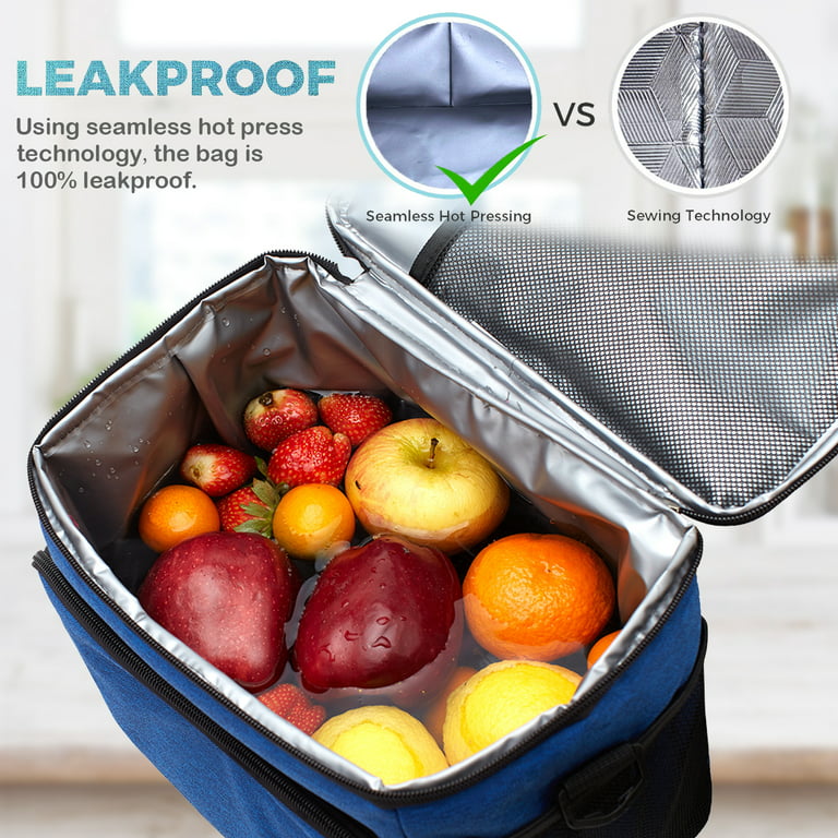 Lunch Bag, Reusable Lunch Box lunch bag for Women Leakproof lunchbox  Insulated Cooler Bag Big Capacity Lunch Bags for Women Travel Work Picnic  beach