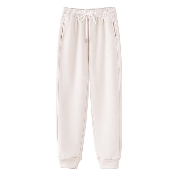 Pantalones a prueba de viento para mujer, otoño e invierno, paquete de pies engrosados, pantalones casuales, pantalones deportivos sueltos para exteriores, pantalones deportivos de terciopelo Harun