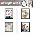 thumbnail image 3 of DEMAIKE 8x8 Shadow Box Picture Frame 3-Pack Wood 3D Picture Frame with Glass Cover Display Case for Medals, Wedding Memories, Tickets, and Photos, Black, 3 of 8
