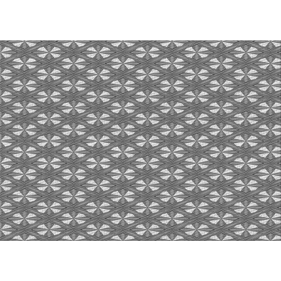 Ahgly Company Machine Washable Indoor Rectangle Transitional Gray Cloud Gray Area Rugs, 7' x 10'