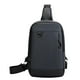 thumbnail image 2 of Bolso bandolera hombre mujer | Bolsa pectoral de gran capacidad para viajar | Mochila bandolera de poliéster impermeable | Elegante bolso organizador de varios compartimentos - 28x19x10cm | Ligero, 2 of 5