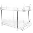 thumbnail image 1 of WHAMVOX Organizador Transparente Para Con Dos Niveles Para Almacenar Cosméticos Y Artículos De, 1 of 8