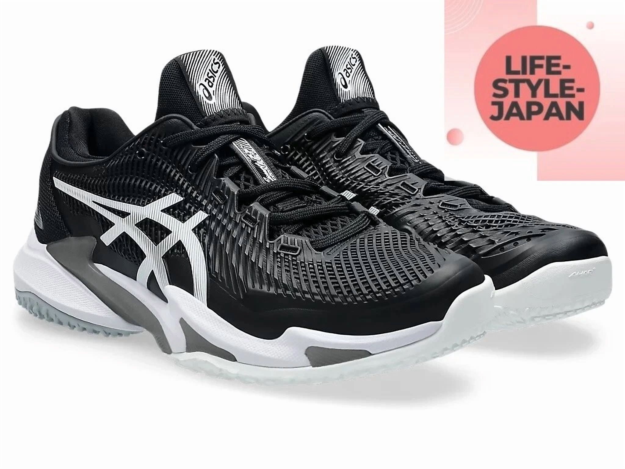 ASICS COURT FF 3 OC Omni-Clay Standard 1041A369 002 Black/White