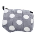 thumbnail image 4 of Cama Colgante Para Mascotas, Franela Gris Con Lunares Grandes, Terciopelo Shu, Hámster, 4 of 8
