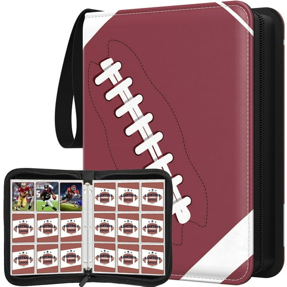 Card Binder, 900 Pockets for Trading Cards, 9-Pocket Football Card Binder, Album Holder Protectors for Baseball Cards, Sports Cards