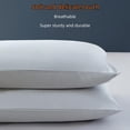 thumbnail image 3 of Fundas de Almohada Zaizaihome 1000 Hilos Algodón Egipcio Juego de 2, 3 of 7