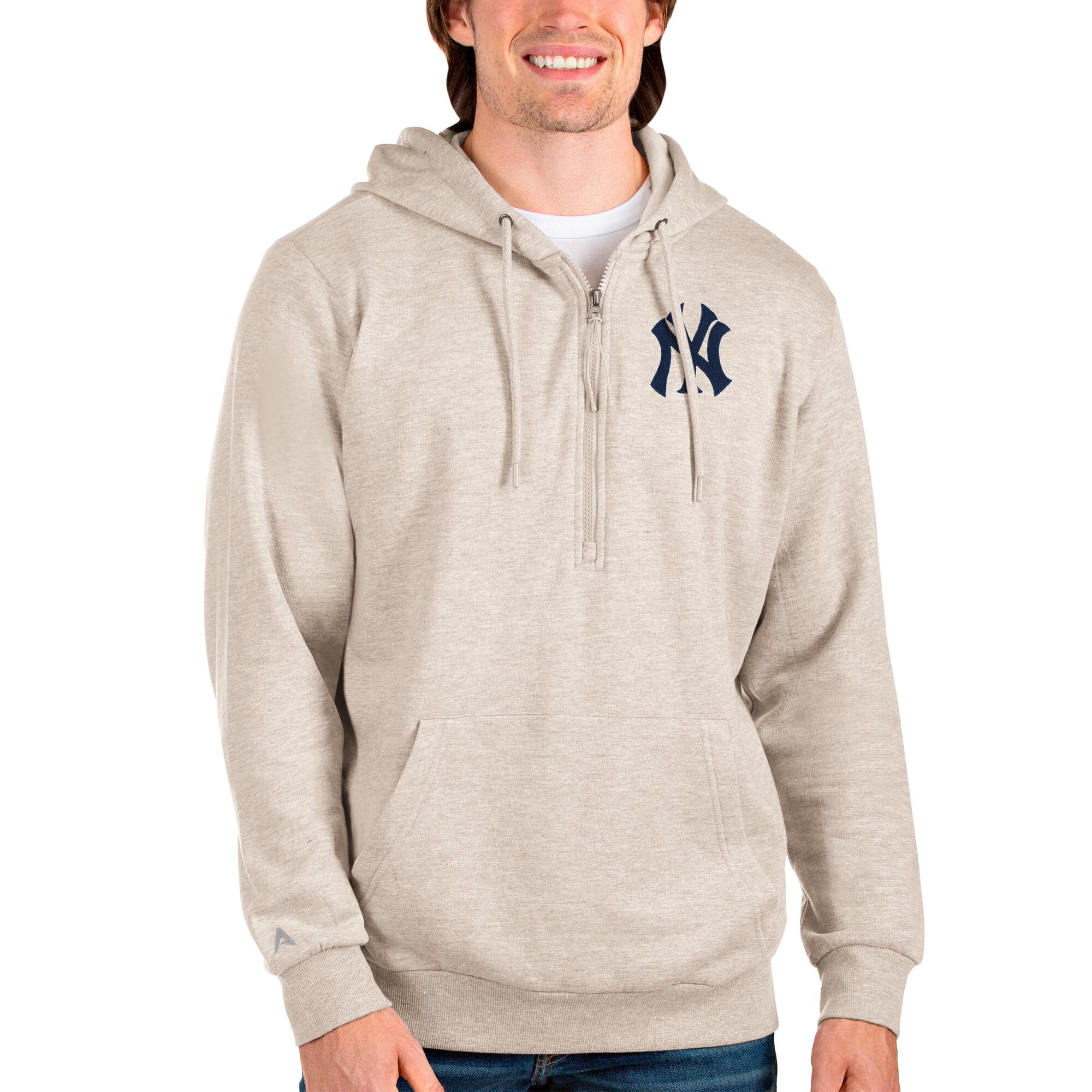 Mens Antigua Oatmeal New York Yankees Action Puerto Rico Ubuy - Main Image
