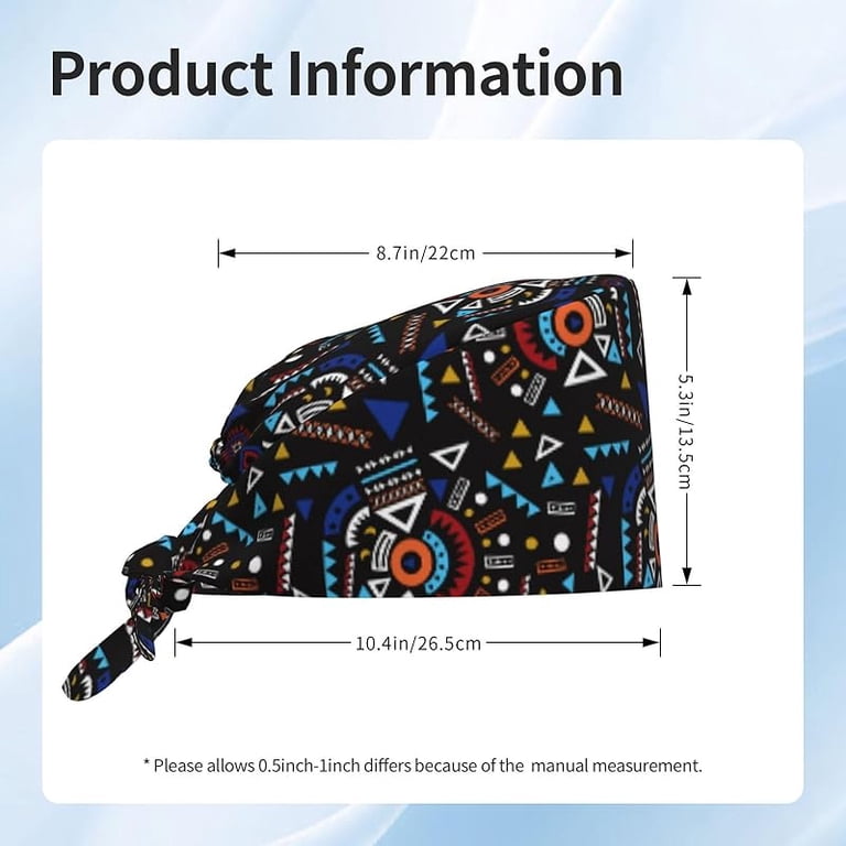 Working Cap Scrub Cap with Sweatband Adjustable Unisex Women  display picture 1