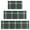 Green and Purple Checkered Pattern, variant on Purple and Green Checkered Pattern Kitchen Rugs Set Of 3, Non Slip Washable Kitchen Runner Rugs, Decorative Floor Mats for Sink Laundry and Home Use, 17"x30" + 17"x47" + 17"x59"