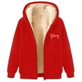 thumbnail image 4 of YueHuiYing Womens Western Print Zip up Hoodies Sweatshirt Jacket Coat with Pockets Casual Warm Outwear, 4 of 5