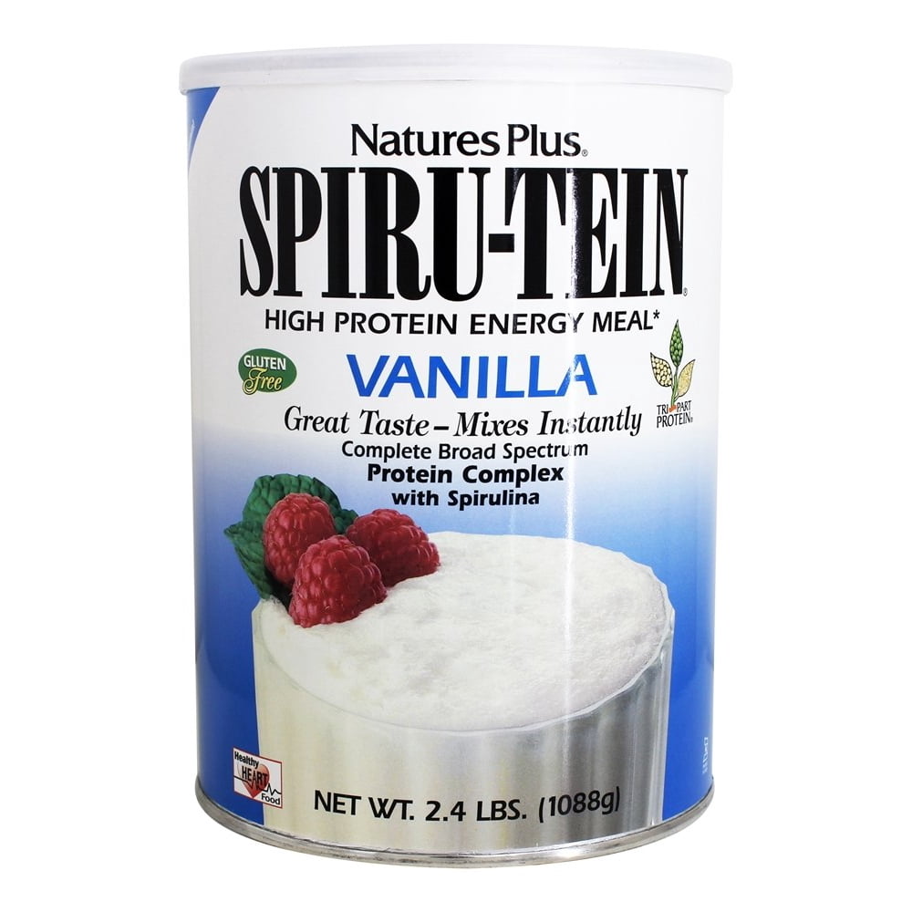 Nature's Plus SpiruTein High Protein Energy Meal Vanilla 2.4 lbs