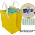thumbnail image 3 of 60pcs Insulated Take Away Bags,Thermal Insulation Food Bag for Coffee,Milky Tea,Take-away Dinner,Fresh Seafood,Cold or Warm Food drive for Restaurant,Retail Store or Picnic/BBQ (Yellow), 3 of 10