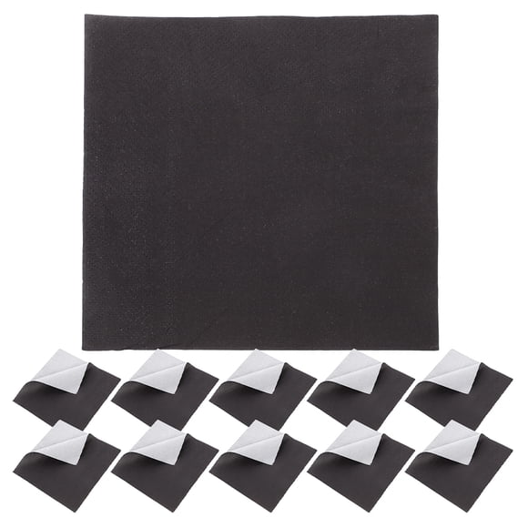 60 servilletas de papel negras desechables para fiestas, servilletas negras desechables, servilletas negras para bebidas y cócteles