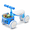 Blue, variant on JoyStone Baby Balance Bike with Basket for 1-3 Years, 4-Wheel Toddler Ride-On Push Walker, No Pedal First Bike for Boys Girls, Lightweight First Birthday Gift, Blue