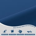 thumbnail image 6 of Pakunoda Chaise Lounge Cushions 80" x 26" x 4" Outdoor High-Density Foam Patio Furniture Lounger Replacement Cushions with Zipper Ties Water-Resistant for Pool, Blue, 6 of 7