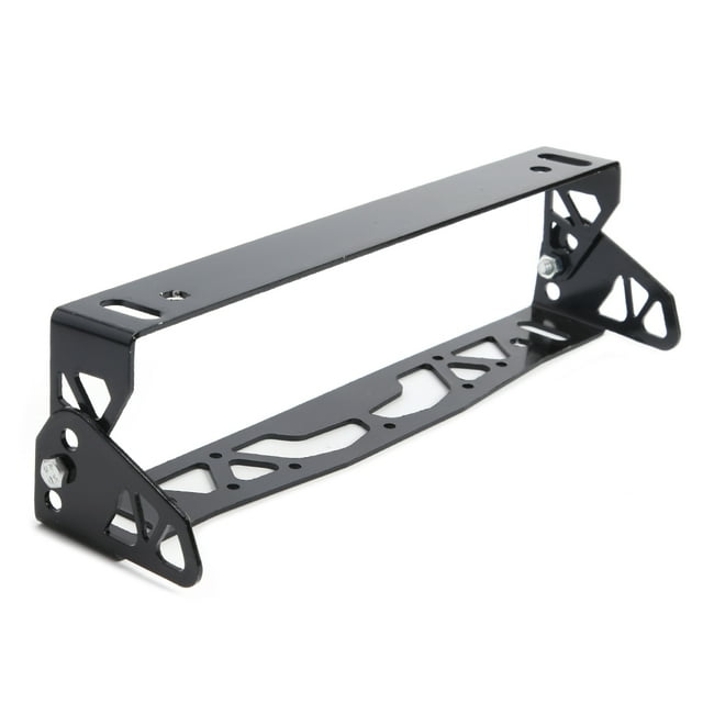 Support de Plaque d'Immatriculation de Voiture JDM à Inclinaison Réglable Kit Support de Plaque Numérotée en Aluminium