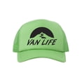 thumbnail image 1 of Van Life Adjustable Mesh Trucker Hat - Black - Light Green, 1 of 1