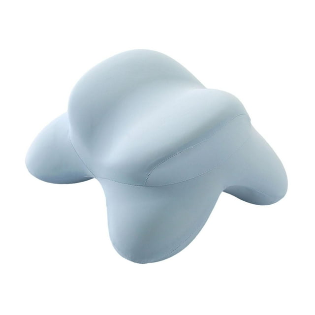 Almohada de escritorio para siesta, funda extraíble 3D, transpirable, suave, para hombres y mujeres, multifuncional, para silla de oficina, cojín para azul