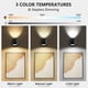 thumbnail image 3 of Luz LED Montada en la Pared con Control Remoto, Aplique de Pared Recargable de 3600 Mah con Batería, Temperaturas de 3 Colores y Luz de Pared Inalámbrica Regulable, Ajustable en 360° para Recámara, Sala de Estar y Luces Fotográficas para Pared, 3 of 7