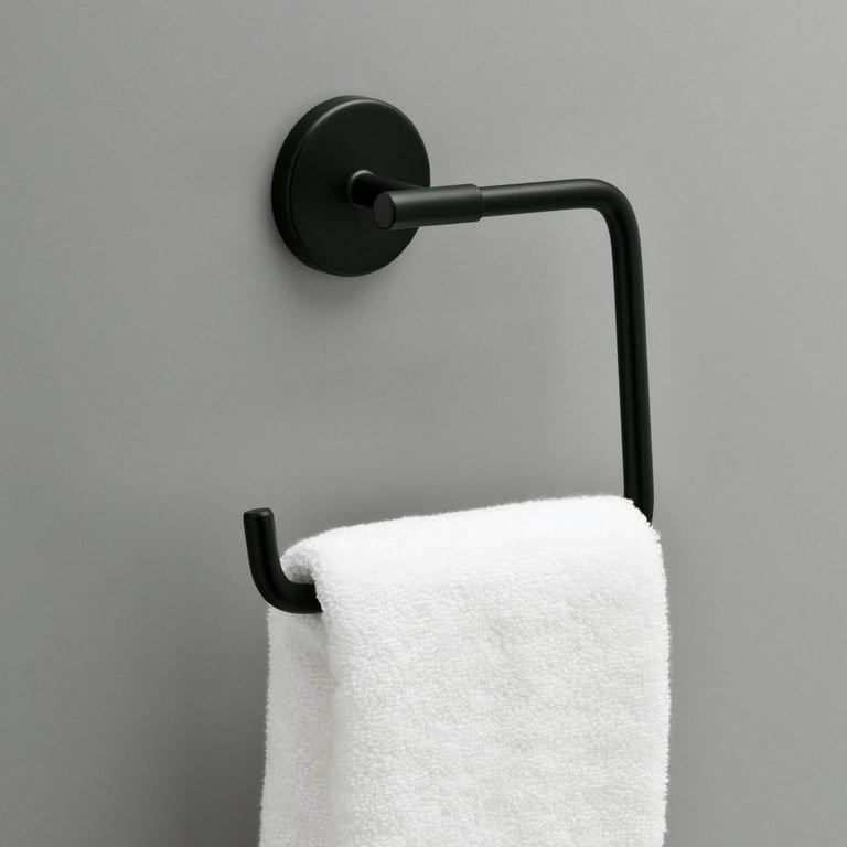 Delta Chrome Black Towel Ring Die Cast Zinc Walmart