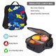 thumbnail image 5 of Disketp Cartoon Shark Mochila Estampada de Gran Capacidad con Lonchera y Estuche, Set de 3 Piezas para Estudiantes, 5 of 7
