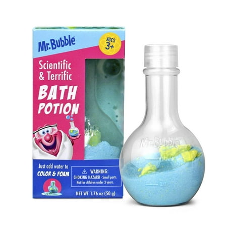 Mr. Bubble Scientific & Terrific Bath Potion, Original Bubblegum Scent, 1.76 oz.