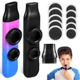 thumbnail image 1 of 2 Ensembles d'Instruments de Musique Kazoo Instrument de Musique Portable avec Embouchure de Remplacement et Membranes Rondes, 1 of 8