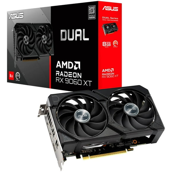 Tarjeta de Video ASUS Dual AMD Radeon RX 9060 XT 8GB GDDR6