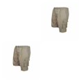 thumbnail image 3 of Guardurnaity Pantalones Cortos Cargo Elegantes Y Prácticos Para Hombres Ropa Diaria Cintura Elástica Medio Pantalón Pantalones Cortos Casuales Caqui 2XL 2Conjunto, 3 of 6
