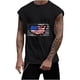 thumbnail image 1 of Hombres Moda Casual Impresión Suéter sin Mangas Cuello Redondo Tanque Deportivo, 1 of 4