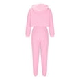 thumbnail image 4 of cfhntfmh Womens Sweatsuits 2 Piece Set Casual Long Sleeve Crop Hoodie Loose Cinch Bottom Sweatpants Fall Tracksuit, 4 of 5