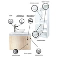 thumbnail image 4 of Combo de Gabinete para Baño Ovalin y Monomando + Gabinete Organizador Kitay, 4 of 6