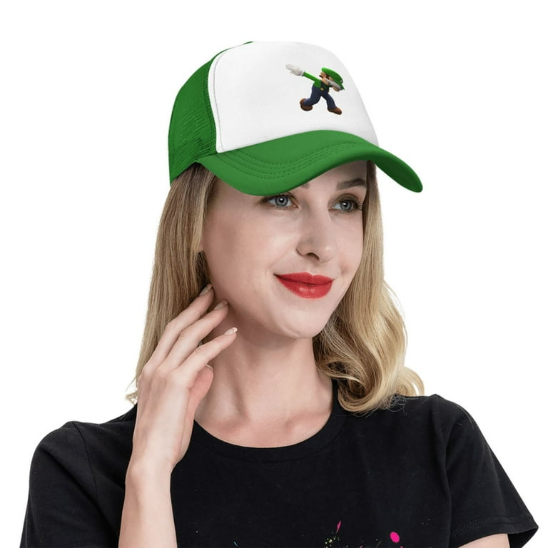 Game Luigi's Mansion Unisex Mesh Baseball Cap Sun Hat Summer Game Luigi's Mansion Unisex Mesh Baseball Cap Sun Hat Summer