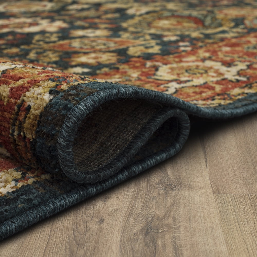Mohawk Home Famalt Woven Indoor Area Rug, Sapphire, 4' x 6'