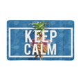 thumbnail image 1 of MKHERT Hipster Quotes Keep Calm with Pineapple in Sunglasses Doormat Rug Home Decor Floor Mat Bath Mat 30x18 inch, 1 of 3