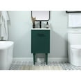 thumbnail image 4 of 18 inch single bathroom vanity in green, 4 of 5