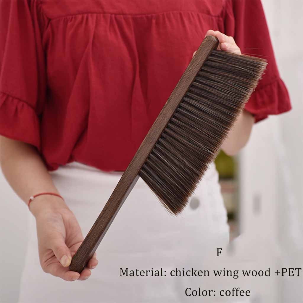 Wood Soft Hair Bed Brush Dusting Brush Without Lint Long Handle