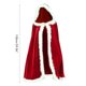 thumbnail image 2 of Capa Con Capucha Roja De 1,5 M, Disfraz De Navidad, Capa De Papá Noel, Manto Rojo Para Fiesta De Navidad, Disfraz De Cosplay Advancent HA038357-00, 2 of 6