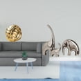 thumbnail image 2 of CoudarTitie Aesthetic Ceramic Sculpture Yarn Ball Ornament and Family Elephants Figurines for Living Room Entrance Countertop Shelf Bookself TV Stand Decor, 2 of 8