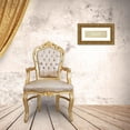 thumbnail image 3 of James Wyatt 18x10 Gold Ornate Wood Frame and Double Matted Museum Art Print Titled - Design for a Mirror in the Form of a Horizontal Oval, Elevation (Mid-18th-Early 19th Century), 3 of 4