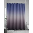 thumbnail image 5 of Shower Curtains Purple and Gray Ombre Bath Curtain Gradient Gradual Color Waterproof Bathroom Shower Curtain Set with Hooks Decoration 72 x 84 Inches, 5 of 7