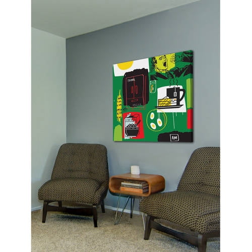 Marmont Hill "Breakfast" by Josh Ruggs Painting Print on Wrapped Canvas