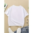 thumbnail image 2 of Kids' Colorful Cartoon Print T-Shirt - Breathable Stretch Knit, Round Neck, Short Sleeve, Fun & Playful Design for Boys and Girls, Casual Summer Top Youngsters Tshirt Round Neck Shirt, 2 of 6